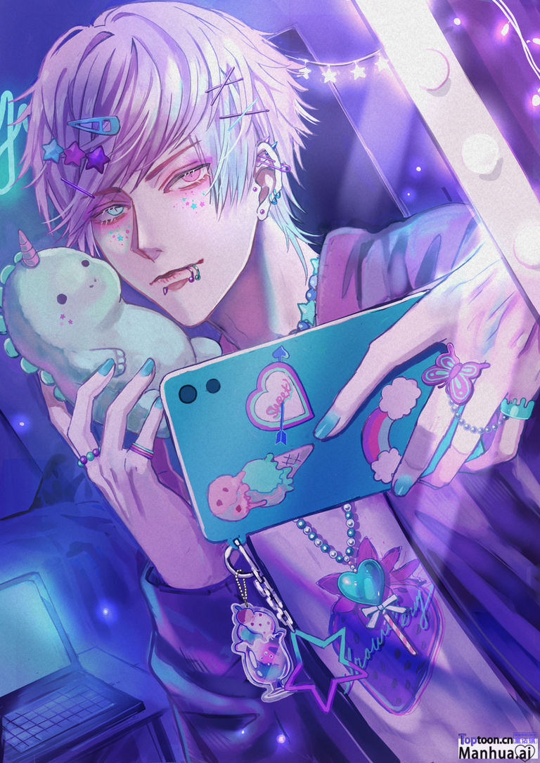 Manhua.ai♡让人着迷的耳钉男子插画集