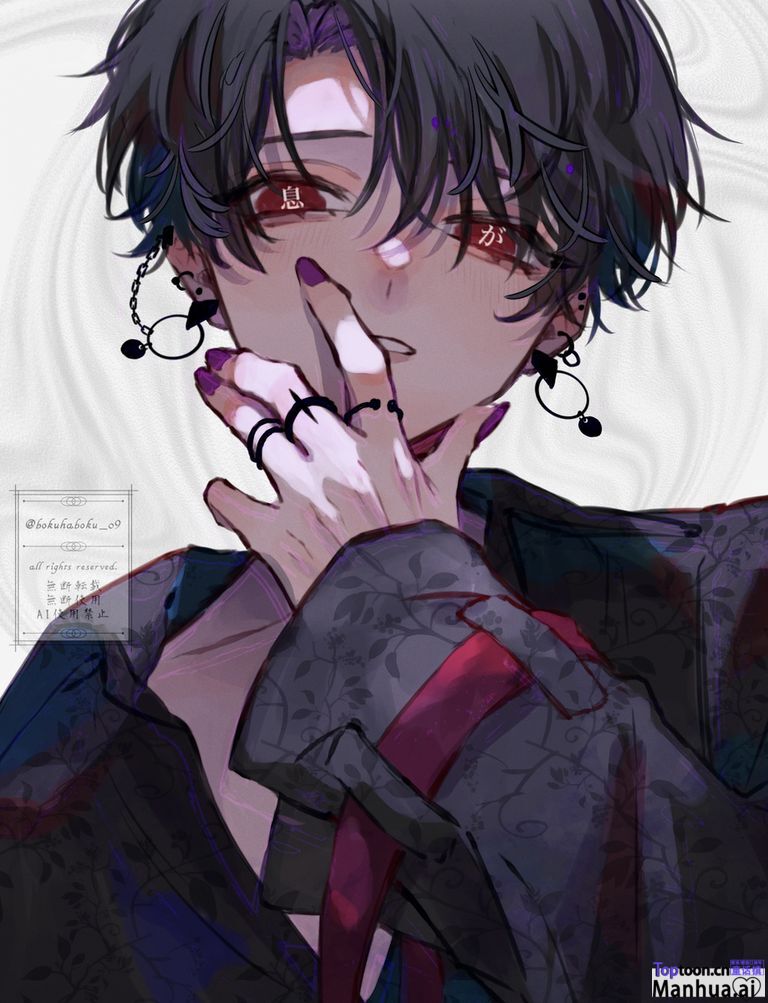 Manhua.ai♡让人着迷的耳钉男子插画集